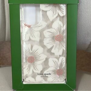 Kate Spade Cream Floral Phone Case with Pink Details for Samsung Galaxy S24